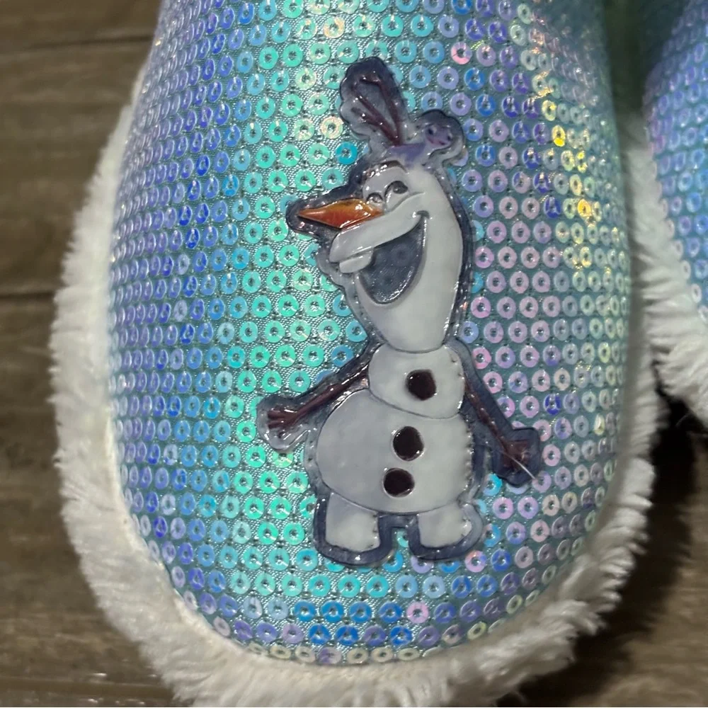 Girls’ Slippers Bundle Frozen Olaf‎ Unicorn Fuzzy Toddler Little Kids size 11